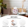 thumbnail image 3 of Kdxio Lilies Flowers Print Tissue Box Cover,Square Decorative PU Leather Facial Paper Case Organizer Holder Dispenser for Bathroom,Night Stands,Desk,Car 5.2''X5.2''X5.2'', 3 of 8