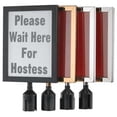 thumbnail image 1 of AARCO Products VSF1411BK Form-A-Line Large Vertical Sign Frame Black, 1 of 1
