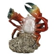 thumbnail image 5 of Ocean Marine Giant Stone Anthropod Crab With Black Claws Wine Bottle Holder, 5 of 9