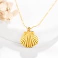 thumbnail image 3 of XATENJE Seashell Locket Necklace 925 Sterling Silver That Holds Pictures Sea Shell Photo Locket Pendant Necklaces Nautical Beach Seashell jewelry for Women, 3 of 5