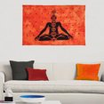 thumbnail image 3 of Multicolor Hippie Mandala Tapestry Poster Multi-styles Indian Wall Hanging Hippie Poster Bedspread Throw, 40x30 inches, 3 of 5