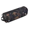 thumbnail image 2 of Hair Tool Organizer Bag with Heat Resistant Mat Removable Travel Storage Case for Hot Air Brushes Curling Irons Mushrooms and Plants Pattern, 2 of 8