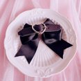 thumbnail image 5 of Bowknot Hairpin with Chain for Women Kids Gothic Charm Hair Clip Aesthetics Halloween Hair Accessories, 5 of 8