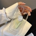 thumbnail image 2 of Flower Phone Case for iPhone 12, Cute Aesthetic Clear Tulip Phone Cover for Women Girls, 2 of 12