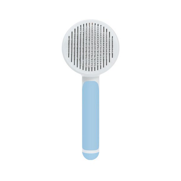Cepillo para gatos y mascotas, peine para perros, elimina el pelo de mascotas, peine, cepillo rebanador de autolimpieza para gatos y perros, elimina el cabello enredado, productos de belleza Tan Jianjun unisex