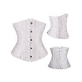 thumbnail image 2 of YouLoveIt Womens Corset Waist Training Brocade Corset 24 Steel Boned Heavy Duty Waist Training Corsets Bustier Top Slimming Waist Cincher Body Shaper Shapewear, 2 of 8