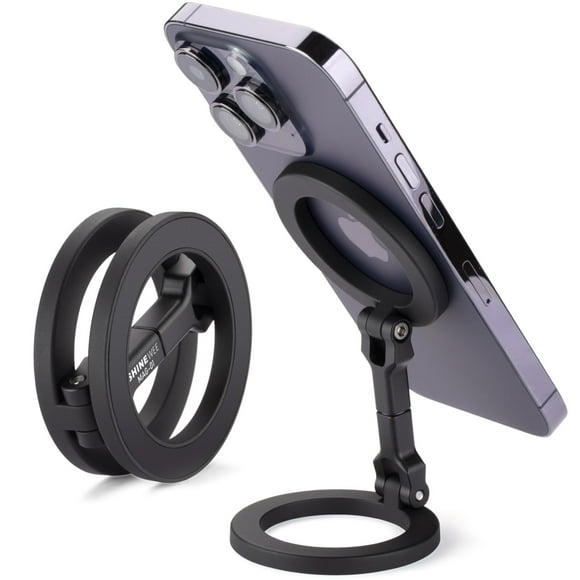Soporte magnético para teléfono SHINEWEE Double Ring para iPhone