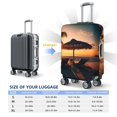 thumbnail image 2 of Hawaiian Sunset Beach Luggage Cover Anti Scratch, Elastic Suitcase Protector Suitcase Covers for Luggage Fits 18-32 Inch Luggage, 2 of 5
