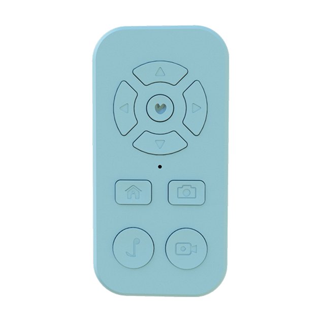 Cámara Autótimas Portátil Botón Obturador Controlador Selfie Stick Control Universal Remoto Compatible Con Dientes 9 Teclas para Azul