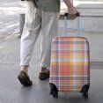 thumbnail image 3 of Multi Color Checkerboard Checkered Pattern Luggage Cover Fashion Suitcase Cover Baggage Covers Fit 25-28 Inch Luggage (Go Travel), 3 of 5