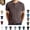 Coffee, variant on Mfakffe Mens T-shirts Round Neck Comfortable Sport Short Sleeve Breathable Henry Collar Design Solid Color Underwear Top
