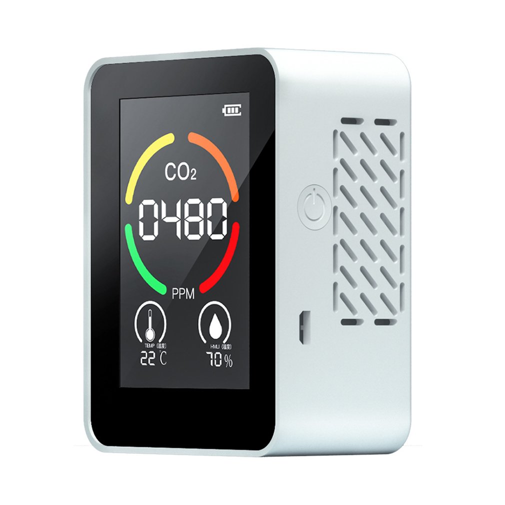 Indoor Digital CO2 Meter Temperature Relative Humidity Carbon Dioxide