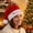 Mother, variant on Cififendec Plush Christmas Santa Hat, 15.75" x 11.81", Embroidered Father Size Soft Holiday Headwear