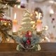 thumbnail image 1 of pstuiky Adorno navideño de ventana/escritorio con candelabro doble de hierro dorado, 1 of 6