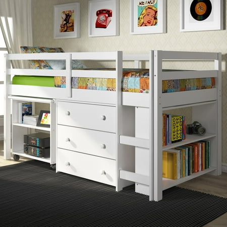 Donco Kids Low Study Loft (Best Loft For 3 Wood)