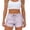#06 Purple 【Mix & Match: Stock Up on Your Favorite Colors】, variant on Women's High Waisted Running Shorts With Phone Pocket, High Split Side, Built In Liner Workout Gym Shorts, Tummy Control Compression Yoga | TruBelle,Blue L