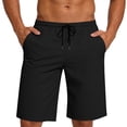 thumbnail image 6 of KyCheLot Mens Swim Trunks Board Shorts Basic Solid Color Elastic Waist Quick Dry Straigh Leg Summer Beach Short, 6 of 7