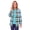 Blue Multi Plaid, variant on Plus Size Classic Flannel Shirt