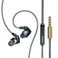 thumbnail image 1 of HEVIRGO In-ear Subwoofer Noise Reduction Sports Headset with Mic Hifi Music Earplug, 1 of 10
