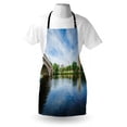 thumbnail image 4 of Massachusetts Apron, Old Historic Bridge and Charles River in Cambridge United States Photography, Unisex Kitchen Bib with Adjustable Neck for Cooking Gardening, Adult Size, Multicolor, by Ambesonne, 4 of 4
