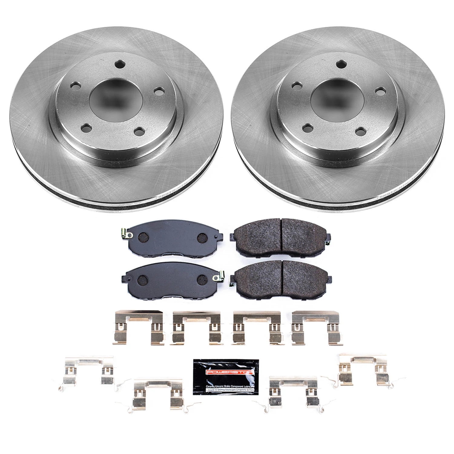 PowerStop Front Track Day High-Performance Brake Pad and Rotor Kit TDBK2280