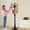 dark brown, variant on SDJPOI Solid Coat Rack Freestanding with 14 Hooks, Natural Birch Wood Coat stands with Sturdy Round Base, Heavy-duty Tree Coat Hanger Standing for Entryway Hallway Bedroom