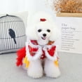 thumbnail image 4 of Chinese Style Pet Skirt - Keep Warmth Soft Texture Mesh Wedding Dress - Pet Dogs Cats - Spring Festival, 4 of 8