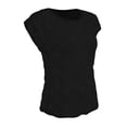thumbnail image 3 of Playera George para Mujer, Kimona Escote Ojal Negro Talla CH, 3 of 4