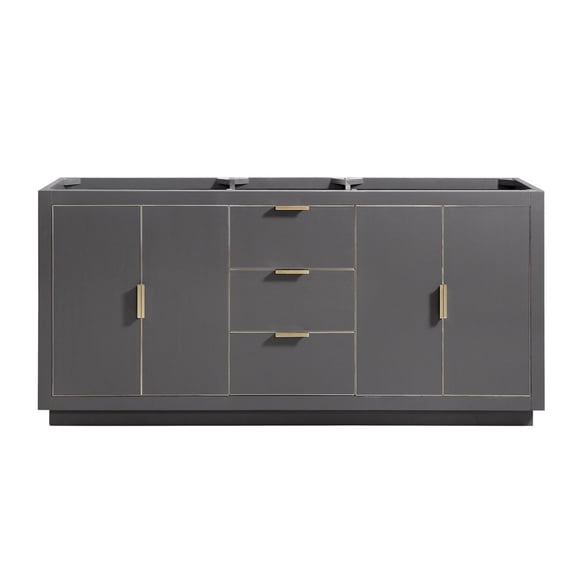 Avanity AUSTEN-V72-TGG Austen 72" Double Free Standing Wood Vanity Cabinet Only - Gold