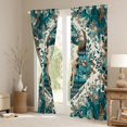 thumbnail image 3 of jejeloiu Boho Exotic Style Curtains Pack of 2 (42x84 Each),Bohemian Bull Skull Curtains Blackout,Beige Cyan Bedroom Curtains For Boys Teens,Microfiber Bedroom Decor, 3 of 6