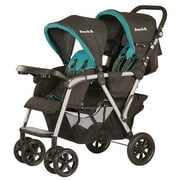 Dream On Me Villa Double Stroller, Black and Blue
