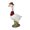 A, variant on KGJQ 12.8 Inch Porch Goose Statue, Large Resin Realistic Cement Finished Lawn Ornament for Garden Decor Front Yard Backyard, Outdoor Durable Plastic Art for Patio Decorations