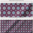 thumbnail image 2 of Soimoi Red Cotton Poplin Fabric Blue Mandala Fabric Prints By Yard 56 Inch Wide, 2 of 7
