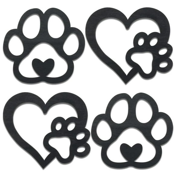 Love Dog Footprints Wall Decoration, Cute Pet Home Art, Lighting Up Your Home With Warm Prints