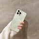 thumbnail image 4 of Case for iPhone 13 Mini, Soft TPU Bumper Cute Print Pattern Design Women Girls Protective Phone Cover Case for iPhone 13 Mini (5.4 inch), Green Flower, 4 of 4