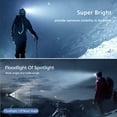 thumbnail image 3 of Xecessory USB Rechargeable Headlamp, High Lumen LED Headlamps with Motion Sensor, Waterproof Headlight for Outdoor Hiking Running Fishing, 3 of 10