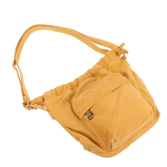 LULULION 1Set Bucket Bag Women Canvas Bag Retro Style for Travel