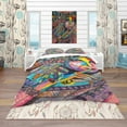 thumbnail image 2 of Designart 'Woman Portrait in Your Dreams' Bohemian & Eclectic Duvet Cover Set, 2 of 4