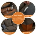 thumbnail image 5 of Soscana Oversized Sectional Sofa with Storage Ottoman,4 Seat L Shaped Couch with Coffee Table,Modern Living Room Seating Furniture for Living Room,Apartment,Office, 5 of 8