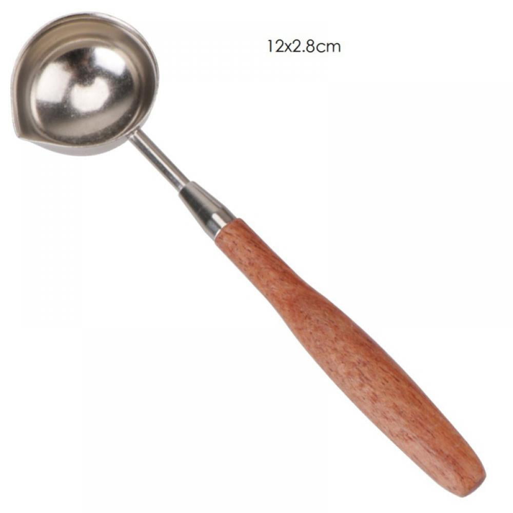 Wooden Wax Warmer Melting Spoon Kit Wax Sticks Melting Furnace Tool Stove Pot ♫ 