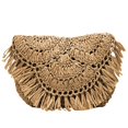thumbnail image 1 of Summer Straw Crossbody Bag Women Outdoor Activities Tassel Design Fashion Style 25x23x19cm 1Pack, 1 of 1