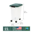thumbnail image 6 of Remington, 22 Lbs. Airtight Pet Food Container | Dog & Cat Food Storage Bin, 6 of 9