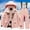Pink, variant on Zecgelong Children's Ski Suit Multi Pocket Jacket And Pants Winter Windbroof Snowboarding Winter Warm Snow Suits Unisex Girls Outfits Size 4-6 Years