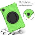 thumbnail image 4 of Kids Case for Samsung Galaxy Tab A 10.1 2019 SM-T515/SM-T510 with Pencil Holder/Multi-Function Kickstand-Handle/Shoulder Strap, Protection Duty Shockproof Silicone Cover - Green, 4 of 8