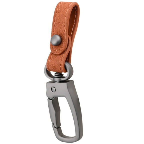 Brown Male Belt Key Chain Clip Heavy Duty Zinc Alloy Key Holder for Keys Fits Standard Waistbelts