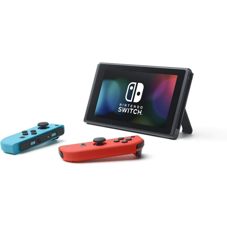 Nintendo Switch Home Package with Blue & Red Joy-Con, Mario Nintendo Switch Home Package with Blue & Red Joy-Con, Mario