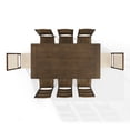 thumbnail image 6 of Crosley Furniture Joanna 9-Piece Dining Table Set in Dark Oak/Creme, 6 of 6