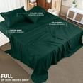 thumbnail image 2 of King Bed Sheet Set Piece Bedding Soft Brushed Microfiber Fabric Shrinkage & Fade Easy Care (), 2 of 7
