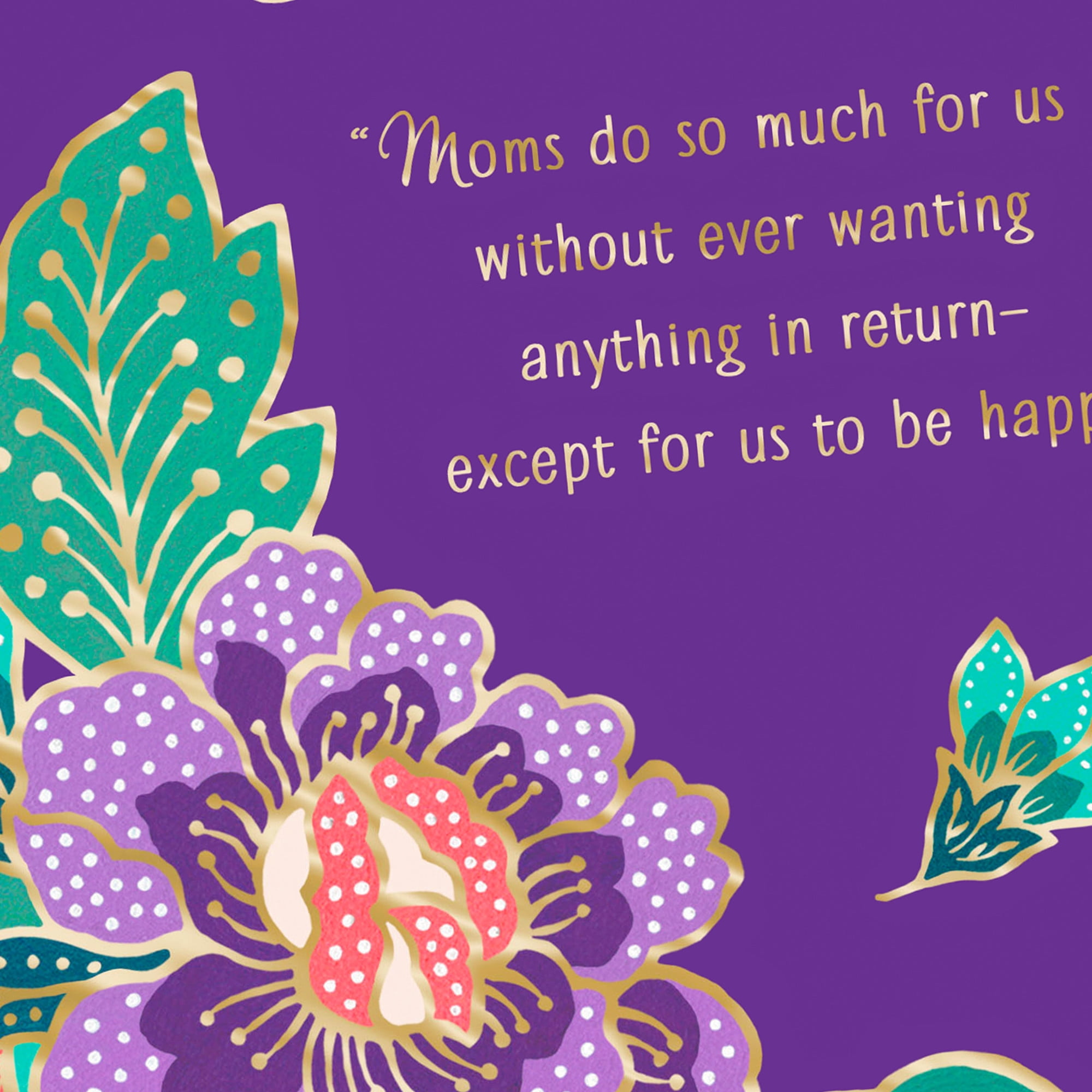 Hallmark Birthday Card for Mom (Counting All the Great Things You Do), 1 count