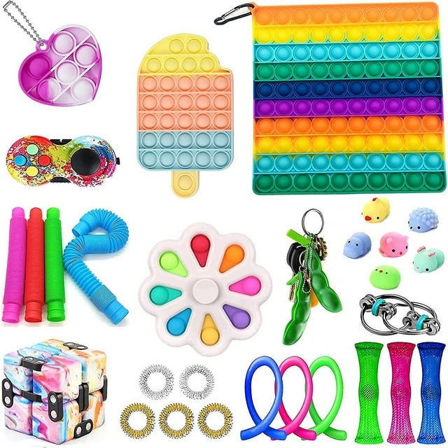 Juguete sensorial Push Bubble Fidget para aliviar el estrés del autismo